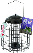 Image of Heavy Duty Squirrel Proof Fat Snax Bird Feeder, Natural, A01822