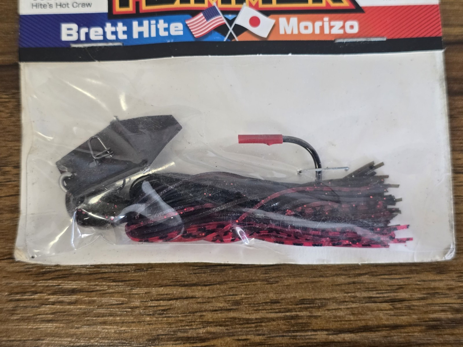 Z-Man Evergreen Jack Hammer Chatterbait - 1/2 oz - Hite's Hot Craw - Bladed Jig - Image 2