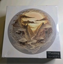 Mushroom Sunset Puzzle