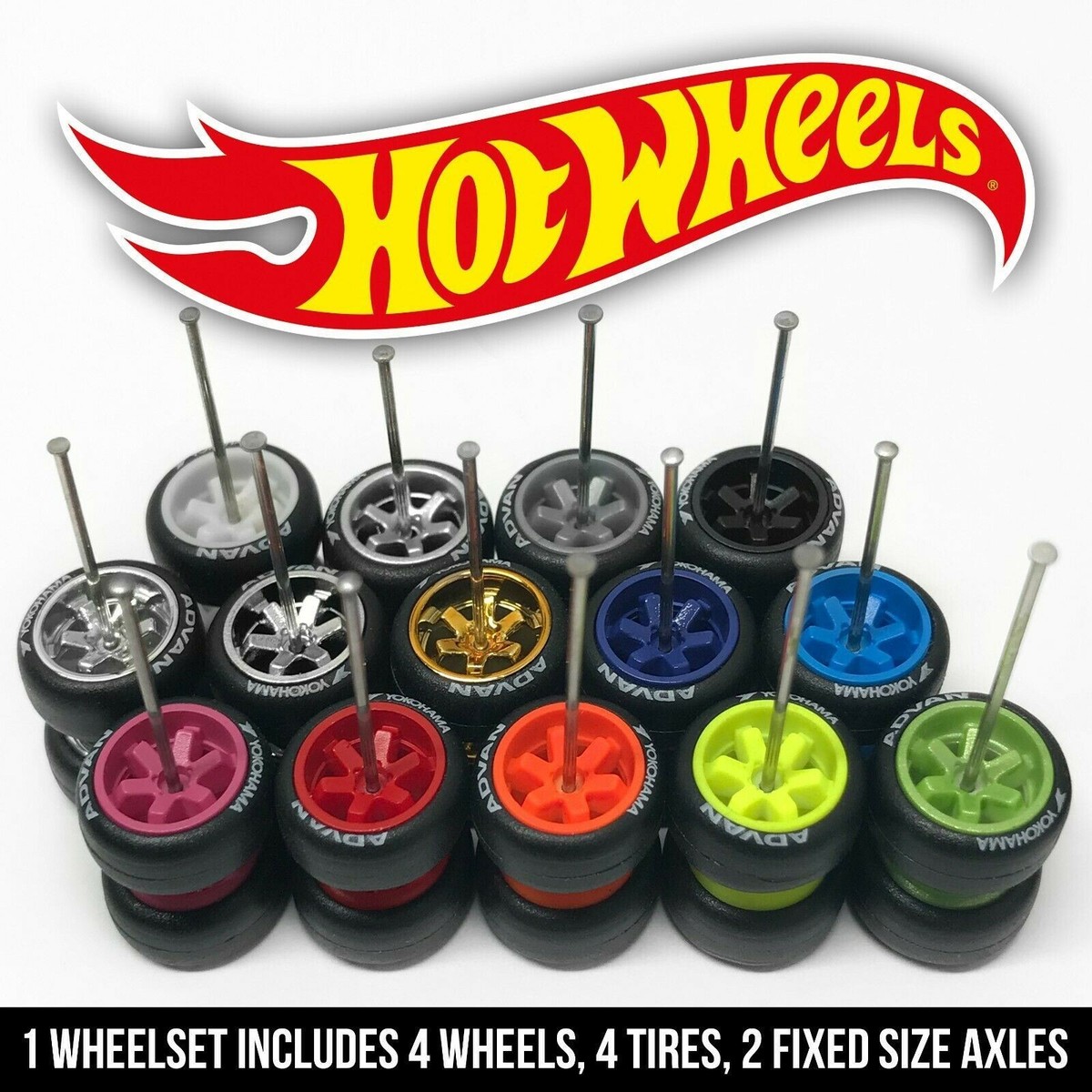 1/64 EGwheels RAYS 57cr 風 ホイールミニカートミーテック Chika Wheels 1/64 9月上新🔥新款式🔥 - Rays 57CR（9.7mm 粉/白/铜/橙