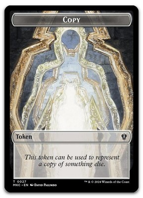 Copy // Zombie Double-Sided Token #27 // 11 NM Murders Karlov Manor Magic MTG