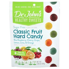 Classic Fruit Hard Candy, Blue Raspberry, Cherry, Grape, Lemon, Lime,  Orange,