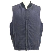 Americana Workwear Workrite FR Arc Rated Insulated Vest Men L Navy ATPV 31.2