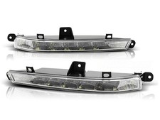 LED Tagfahrlicht f&uuml;r Mercedes W221 AMG Paket 2005-2013 E-Pr&uuml;fzeichen RL87 chrom