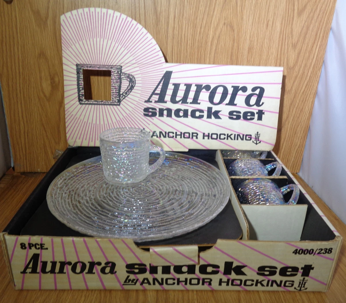 Crystal Snack Set In other Anchor Hocking 40s, 50s & 60s Glassware
