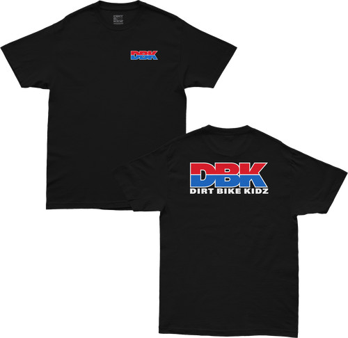 DBK Ride Tee 100% Cotton Black Large AT-RIDEDBK-L