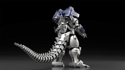 Aoshima Godzilla x Mechagodzilla MFS-3 Kiryu 3rd Type 24cm plastic model kit New - Picture 3 of 9