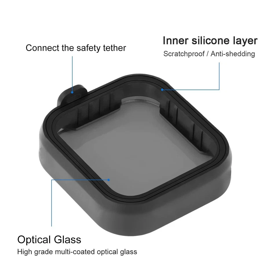 ND Filter Kit for GoPro Hero 5/6/7 Black, 4-Pack (ND8, ND16, ND32, CPL), Mult... - Image 3 of 4