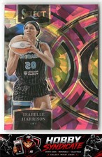 2024 Panini Select WNBA #182 Isabelle Harrison Prizms Pink Ice