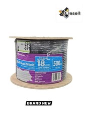 Southwire 500 ft. 18 RG6 Quad Shield CU CATV CM/CL2 Coaxial Cable in Black