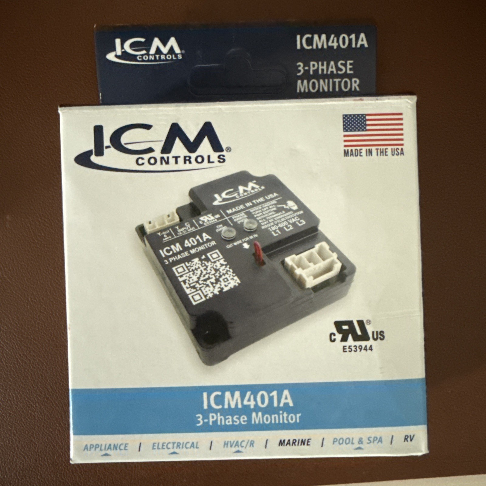 ICM Controls ICM401A 3-Phase Monitor with Surge Protection NEW IN BOX