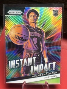 2023-24 Panini Prizm Basketball Instant Impact Prizms Silver #2 Ausar Thompson