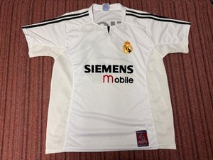 レアルFIGO 10 正規品 2003-04 SIEMENS mobile 2003/04 - REAL MADRID - FIGO - #10 - HOME SHIRT - XL
