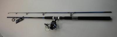 Okuma FNX8040BL 2.4m Finchaser Fnx 1BB Spinning Rute Rolle Kombo Farbe Blau 2 PC