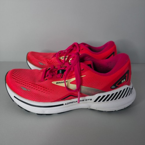 Brooks Adrenaline GTS 23 Damen-Laufschuhe rot – UK-Größe 5,5