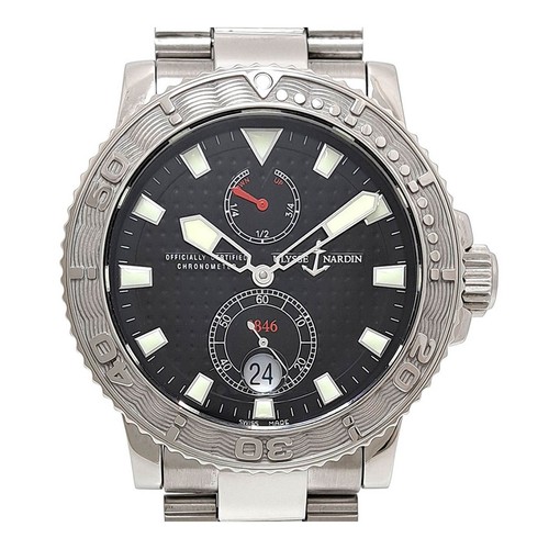 Ulysse Nardin Maxi Marine Diver Chronometer Small Second Date Stainless Steel