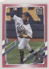 2021 Topps Mother's Day Hot Pink 5/50 Mark Mathias #421 1u6