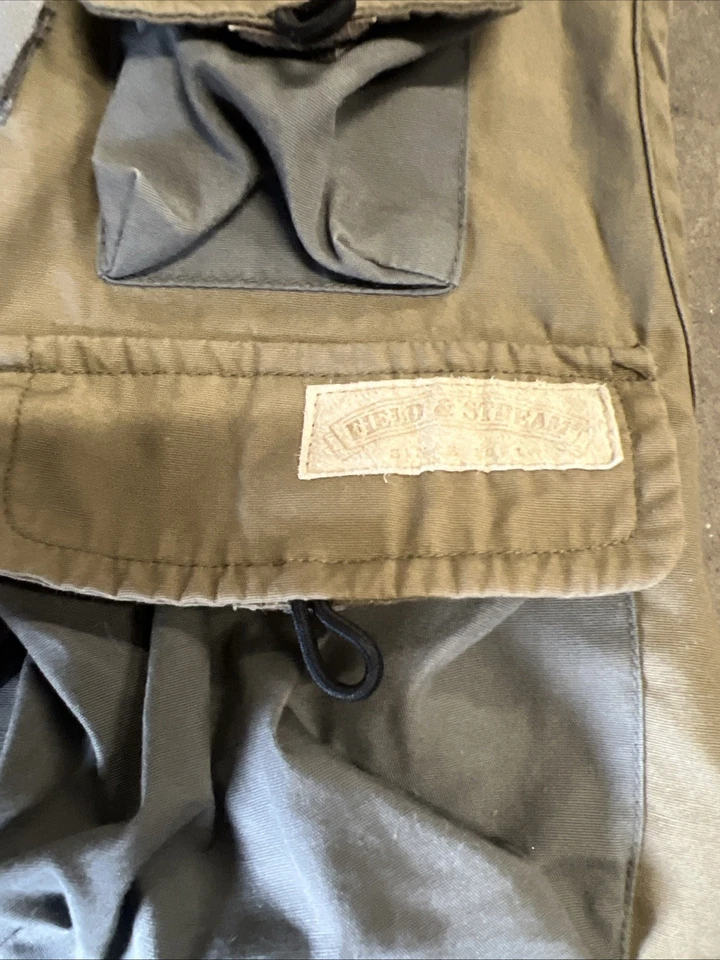 Chaleco de pesca vintage de campo y arroyo PEQUEÑO Foto 3 de 4