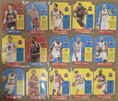 2011-12 Past And Present Bread Of Health Life Energy Die Cut 15 Card Lot