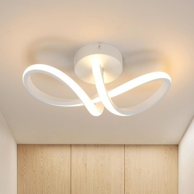 19W 1900LM White LED Acrylic Ceiling Light for Bedroom Kitchen Hallway