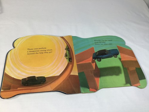 Vintage Golden Shape Book Hot Wheels Fast Car 1969 - Picture 4 of 7
