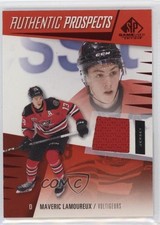 2023 Upper Deck SP Game Used CHL Edition Red Jerseys Maveric Lamoureux #54 7m7