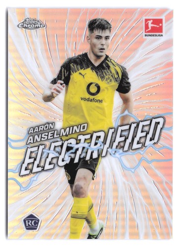 Aaron Anselmino – 2025-26 Topps Chrome Bundesliga · Electrified #EL-5 Aaron Anselmino