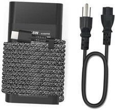 65W USB C Laptop Charger for HP OmniBook 3 5 7 X Flip 16" 14" 17.3" Jet Black