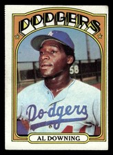 1972 Topps #460 Al Downing - Los Angeles Dodgers (MARKED)