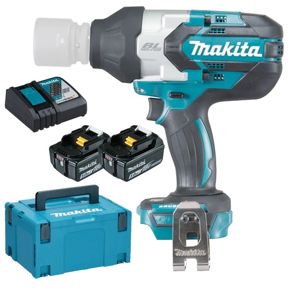 Makita DTW1001RTJ Akku-Schlagschrauber 18V / 2X 5,0Ah Akku & LadegeräT Im Makpac-image