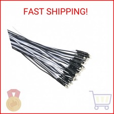 EDGELEC 30pcs 12 Volt 1.8mm White LED Lights Emitting Diodes Pre Wired 7.9 inch
