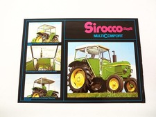 Original Prospekt Sirocco Traktorkabine an John Deere 2130 1980er Jahre