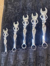 No Fear Nude Women Naked lady collectible wrench set. Vintage~ Rare W/bag