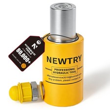 Newtry 10 Ton Hydraulic Ram Jack Cylinder Short Type 2 Stroke 10t New