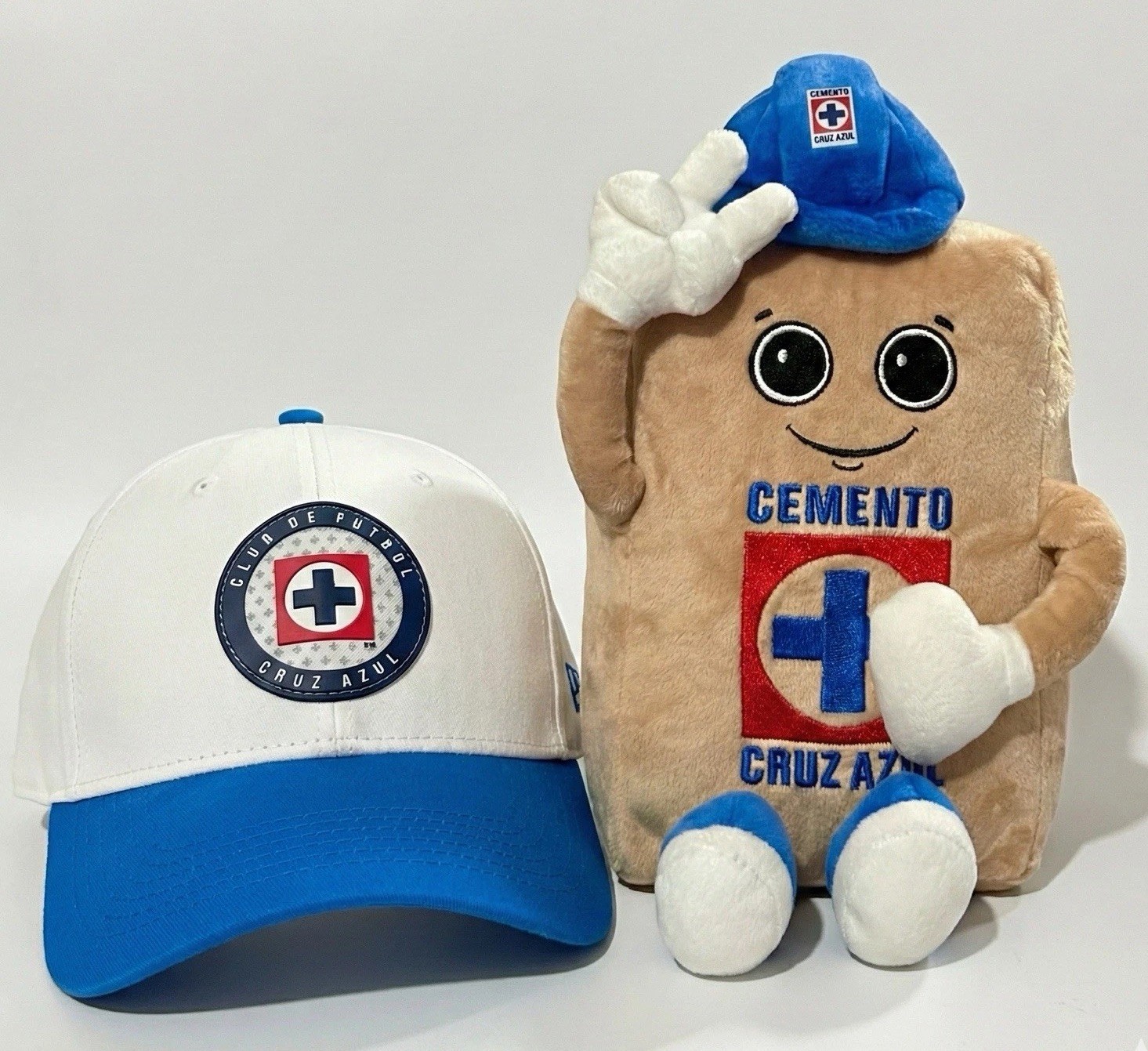 Peluche Mascotte Ufficiale Cruz Azul – Costalito Cruzazulito Farcito – Nuovo
