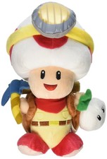 Super Mario Bros. Captain Toad Standing Pose Stuffed Plush, 9""", Multi-Color...