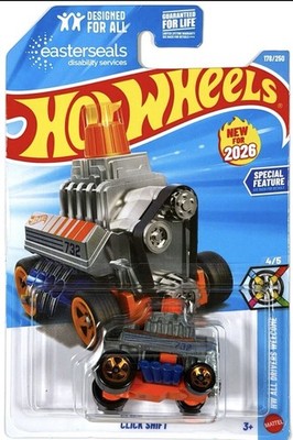 Hot Wheels Click Shift HW All Drivers Welcome 2026 1:64 Diecast Easterseals