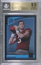 2018 Panini Donruss Rated Rookie Press Proof Black 10/10 Josh Rosen BGS 9.5 1h1