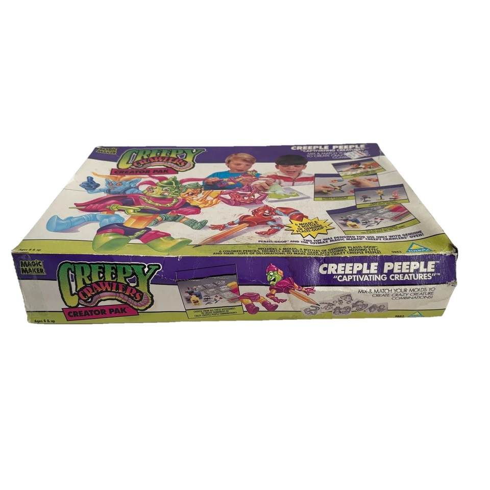 VTG 1993 Creepy Crawlers Creator Pak Captivating Creatures Creeple People READ - Image 4 of 4