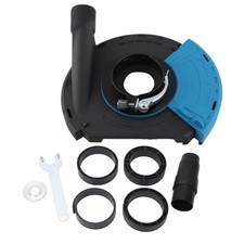 Generic Grinding Dust Shroud For Angle Grinder 7 Inch 180mm Blue Black