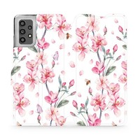 HandyhüLle Mit Klappe FüR Galaxy A32 4G Mobiwear Case Flip Cover Rosa FrüHling