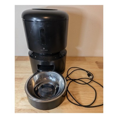 PETLIBRO Granary Automatic Pet Feeder Black Timed Food Dispenser Bowl USB  READ