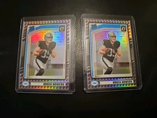 2024 Panini Donruss -  Rookie Brock Bowers Optic Preview Football Emoji SSP 