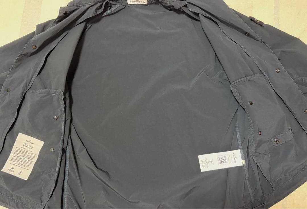 Stone Island Navy Coach Jacket M Near Mint Poly-TC 2026 Model image 5