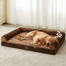 Orthopedic Waterproof Dog Bed For Medium/Large Dogs w/Removable Washable Cover