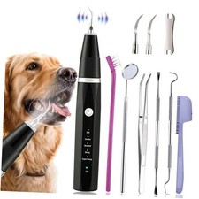 Dog Teeth Cleaning Kit-Dog Tooth Plaque Remover-Ultimate Pet Dental Care Black