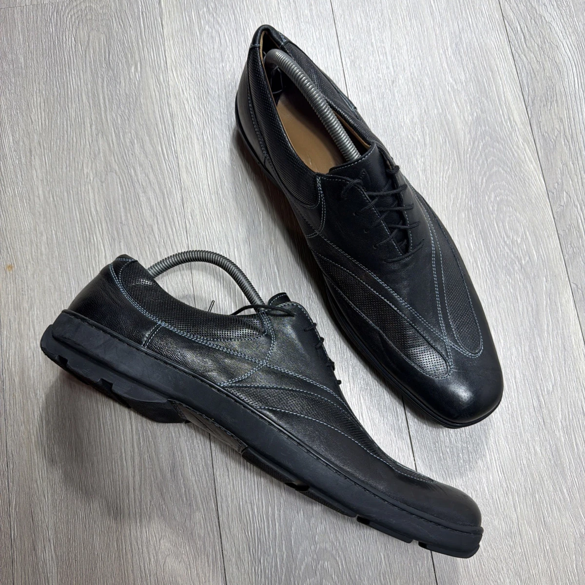 MICHAEL TOSCHI Men\'s Size 11 CIS Carbonite Casual Leather Black Dress Shoes  B12 michael toschi products for sale | eBay main image 2