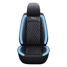 Black Blue Car Seat Cover for Nissan 5-Seats Leather Protection Cushion CT0008