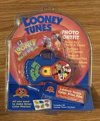 New Vintage Looney Tunes 4 Piece Camera Set New 1998
