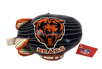 Vintage Chicago Bears NFL Good Stuff Plush Blimp Small With Tag
